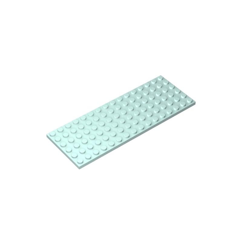 XYEIUGO 3027 Foundation Plate 6x16, Light Aqua, 10 PCS โ image 1