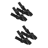 CORHAD 4pcs Accordion Chest Strap for Backpack Easy Adjustment Comfortable Shoulder Strap Load Distributing Cinch