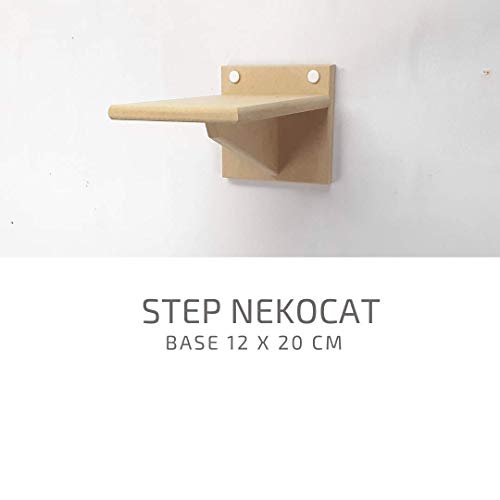 Kit Play Gatos Nekocat Nicho Prateleiras Steps Ponte 08 Pcs