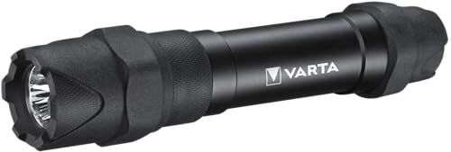 VARTA Lampe Torche LED incl. 6x piles AA, Indestructible F30 Pro, lumière de travail avec deux modes d'éclairage, lampe de poche extrêmement robuste,...