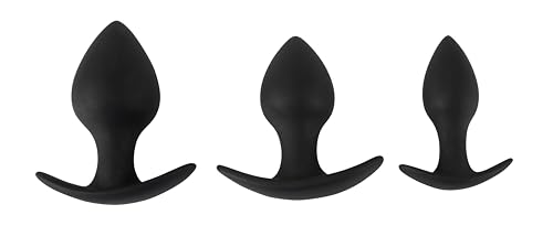 Various Toy Brands Ensemble d'entraîneur anal en 3 pièces Noir Taille Unique