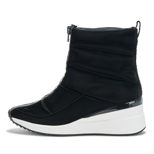 DKNY Women's Parla Zip Up Wedge Sneaker2