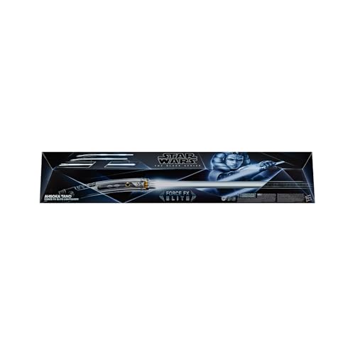 Star Wars, Sabre de Luz, Force FX Elite, Ahsoka Tano - LED Avançado e Efeitos Sonoros - A partir de 14 Anos