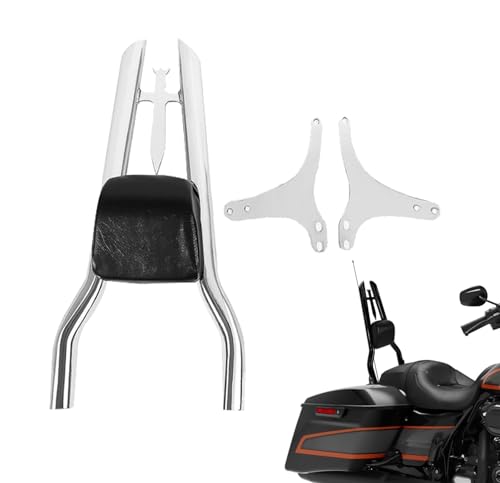Sissy bar de qualité dossier passager noir pour Electra Glide 15-16