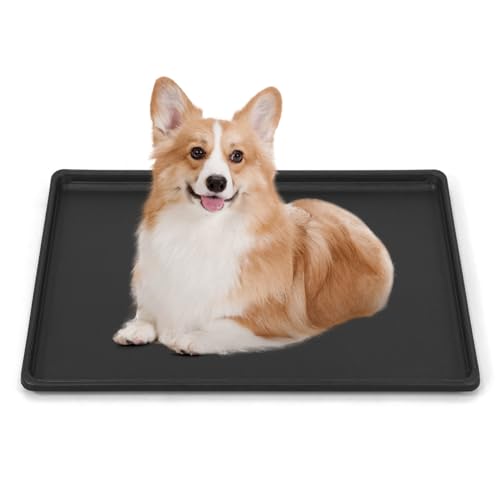 BOWHAUS 28.9-Inch Dog Crate Pan Replacement Sturdy Waterproof Plastic Tray for 30-Inch Pet Rabbit Ferret Critter Kennels Versatile Pan and Easy to Clean