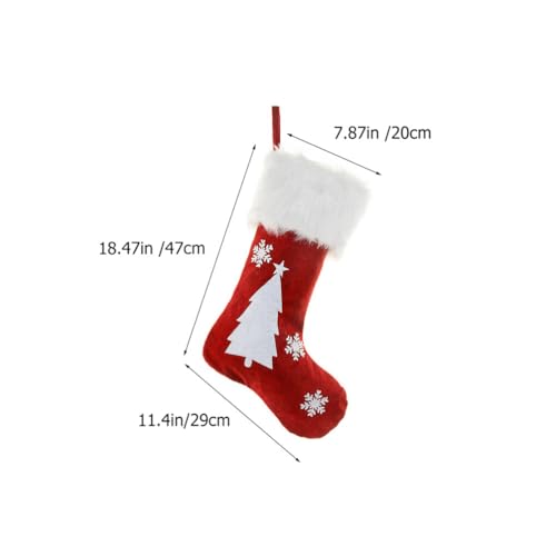 TOYANDONA Grandes Meias De Natal Com Luz Jumbo Doce Meia LED Árvore De Natal Pendurado Meia Ornament