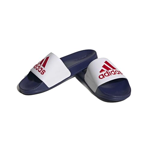 Image of adidas Mens Adilette Shower Arsenal Slides Casual Sandals Casual - Red