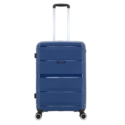 3 Piece 20/24/28inch Luggage Set,PP Durable Suitcase,Men's Women's Hardshell Suitcase With Password Lock And Spinner Wheels For Travel Vacation Holiday (Blue, 3-Piece Set(20"/24"/28")) 6