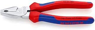 Knipex High Leverage Combination Pliers black atramentized, plastic coated 200 mm 02 01 200