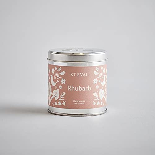 St Eval Summer Folk Collection Rhubarb Tin Candle