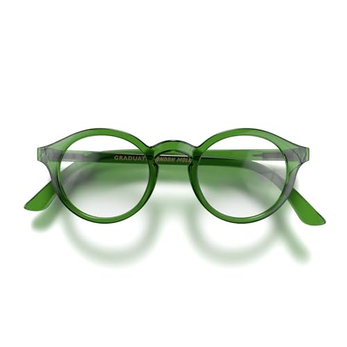 Image of LONDON MOLE Graduate blue light glasses | Round panto-style blue blockers | Anti-eyestrain | Unisex | Spring Hinges