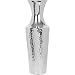 Hosley 18" High Silver Color Metal Floor Vase. Ideal for Dried Flowers, Gift for Wedding, Home, Spa, Votive Candle Gardens P9
