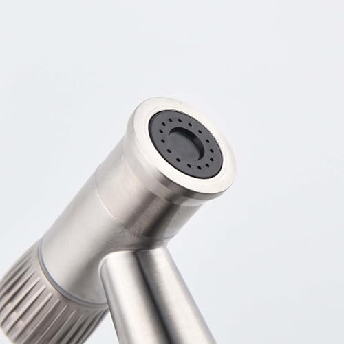 Ducha bidet para WC cromo con manguera de acero inoxidable de 1,2 metros 3