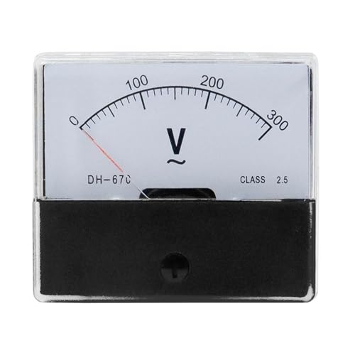 Tension mètre jauge voltmètre AC 10V cadran DH670