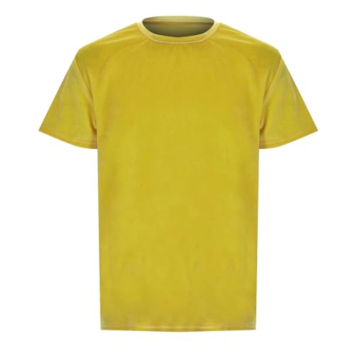 Tee shirt homme sport et branché en velours pour un look hip-hop au quotidien