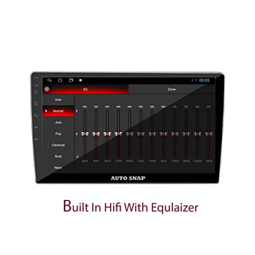 Image of Auto Snap 9 Touch Screen Double Din Player Android 12 Gorilla Glass IPS Display Car Stereo with Navigation /Mirror Link Compatible (10 inch TS9 (2 /32))