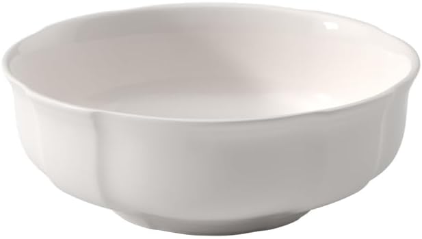 Villeroy & Boch Manoir Dessert Bowl, 15 cm, Premium Porcelain, White