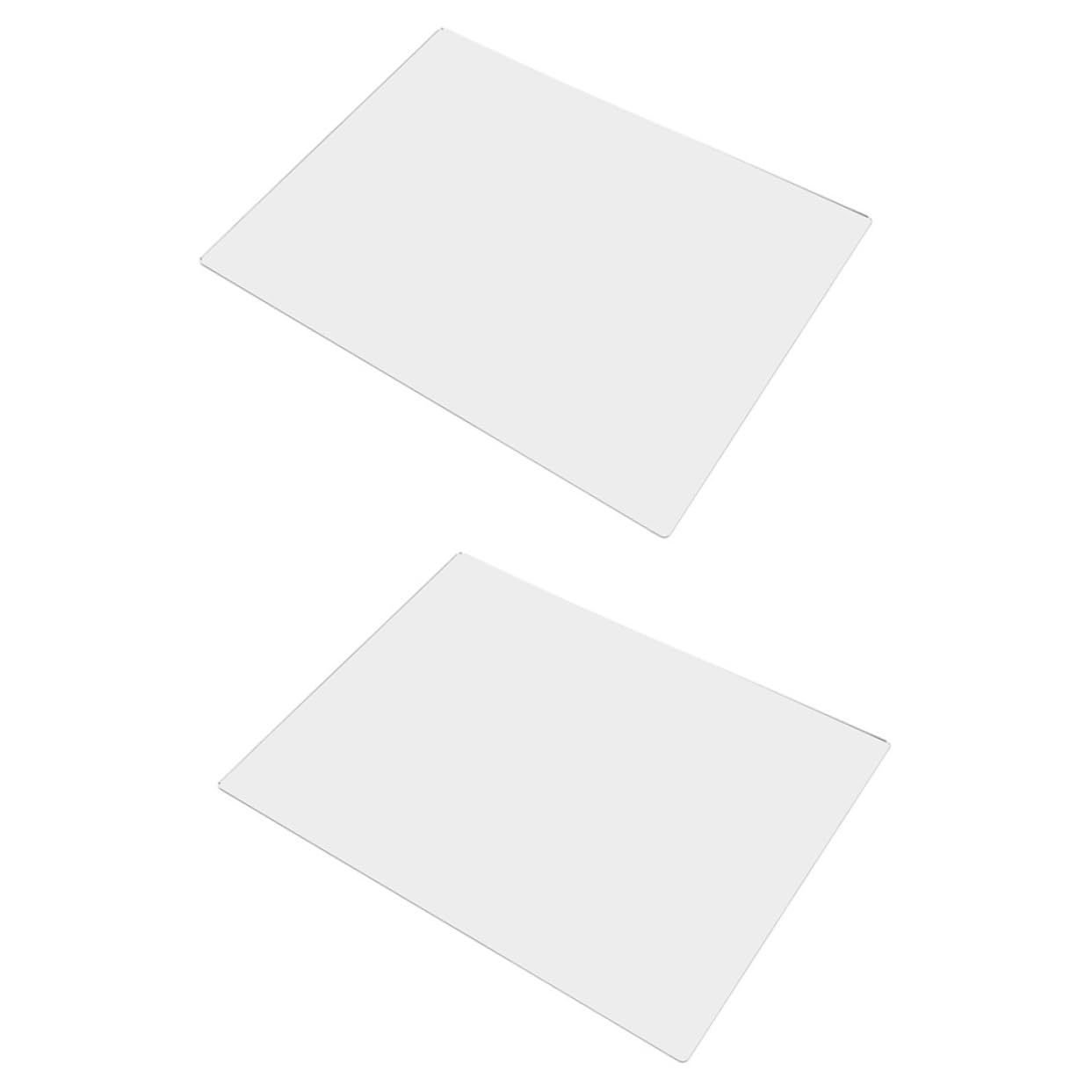 2pezzi Specchio Adesivo Murale Acrilico Specchio Decorativo Per Trucco e Stile Facile Da Installare Superficie e Resistente Per Casa e Ufficio