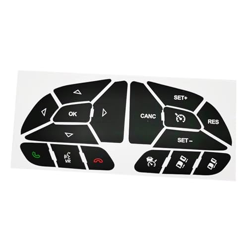 Autocollants bouton volant Jeep Commander 2015-2019 réparation boutons usés