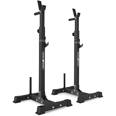 Marbo Sport Multi-level barbell racks (2 pieces) with support MS-S108 2.0, made in the EU Cover