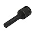 Aexit 78mm Length Hand Operated Tools H10 Hex Bit 1/2-inch Square Socket Adapter Black Model:10as126qo418