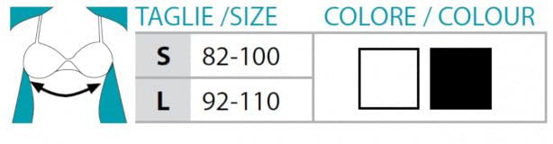 ORIONE Compression breast band Ref. 9001 Size L inch. 36.22