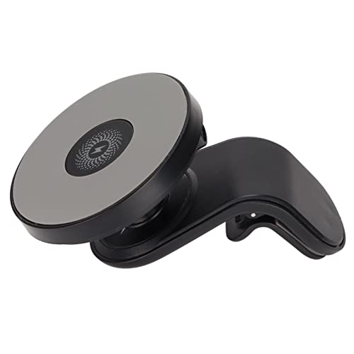 Yctze Cargador de Coche Inalámbrico Magnético, Cargador de Carga Rápida de 10 W, de Rotación 360 con Imán Fuerte y No Se Necesitan Clips para la Serie 13/12