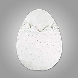 Edredon Para Cama Cuna Saco de dormir para bebé, saco de dormir con forma de huevo, edredón Blanco 68