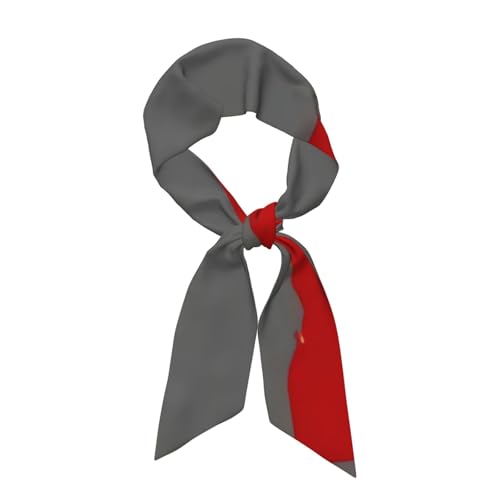 Gudetama Cute Women Fashion Scarf Neckerchief Long Thin Satin Purse Handbag Headscarf Bandanas Gift