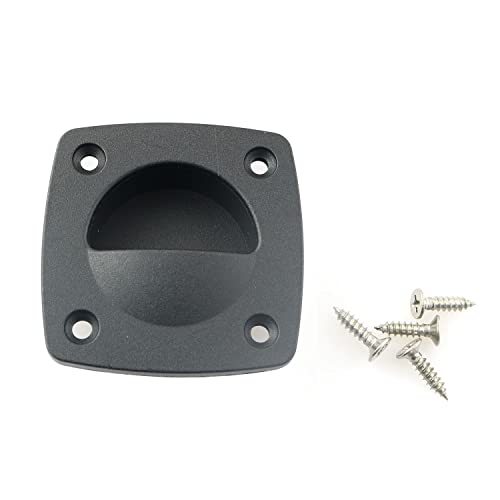 Youliang Marine Boot Yacht Kabinenzubehör Nylon Square Flush Pull Griff Schwarz Cover