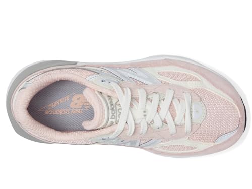 Image of New Balance Kid's 990 V6 Lace-Up Sneaker, Pink Haze /White, 13.5 XW Little Kid