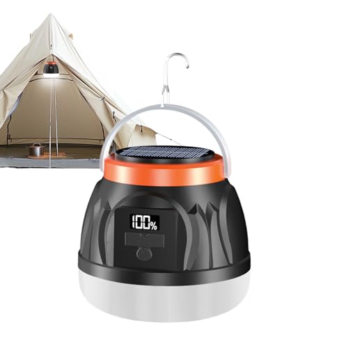 Lámpara De Camping Portátil - Lámpara Digital Ajustable Resistente A La Intemperie | Nocturna De Camping Portátil | para Fiesta de Jardín, Patio Trasero, Paisaje, de Entrada, Patio, Jardín, Se
