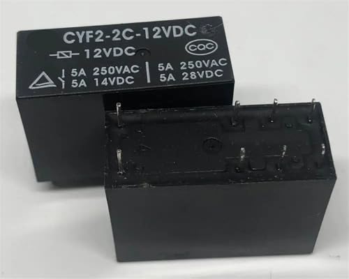 Relais CYF2-2C-12VDC 14F-2C-12V composant 8 broches tension 12V