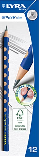 LYRA Groove Slim Graphite - Etui 1 crayons triangulaires HB Cover
