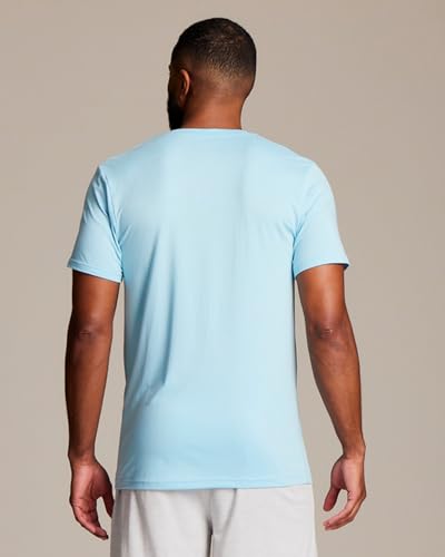 JOE BOXER Soft Henley Shirts for Men, Moisture-Wicking Mens Sleep Shirts Short Sleeve, Mens Lounge Shirt with Banana Logo4