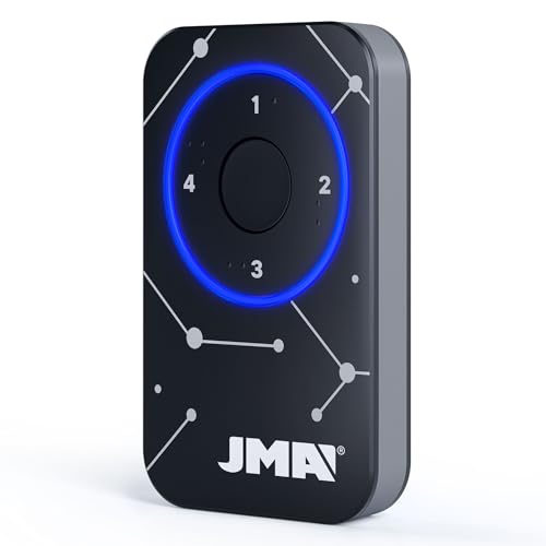 Mando De Garaje Universal Jma M-Bt Advance Para La Copia De Mandos De Puertas Codigo Fijo Y Rolling Code 433 Y 868 Mhz Portones Y Cocheras. 4 Mandos Diferentes En 1. Fabricado En España