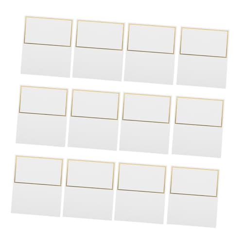 Alipis 120pezzi Biglietti Segnaposto Eleganti Per Matrimonio Cartellini Da Oro Per e Feste Facili Da Ogni Occasione