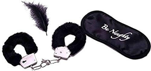 Be Happy Handcuff Blindfold for Fun for Player Adult Play