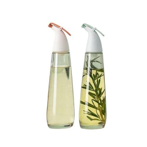 Aceitera Antigoteo Dispensador De Aceite Tanque De Aceite For Cocina Sin Aceite, For El Hogar, Botella De Condimento De Vinagre Y Salsa De Soja, Juego De 2 Piezas Vinagrera Botella Para Aceite