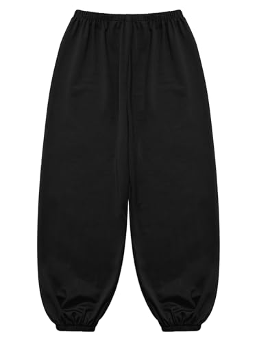 Unisex Kids Kung Fu Sweatpants Loose Pants Jogger Trousers for Taichi Martial Art Practice4
