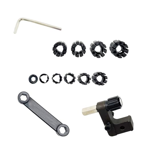 Abrazadera de anillos con soporte bola ajustable para joyería 6