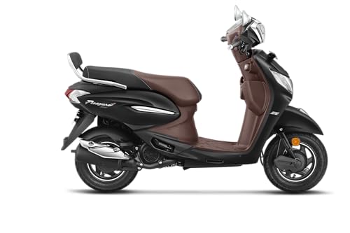 Image of Hero MotoCorp PLEASURE+ VX Scooter Booking for Ex-Showroom Price (Matt Vernier Grey) (Cast Black)