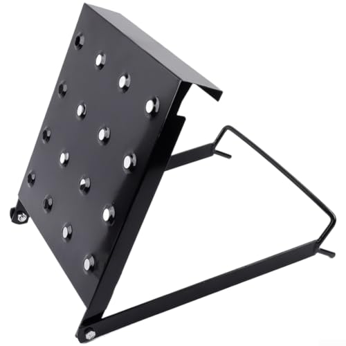 Estante de escalera de aluminio portátil negro de 34,5 x 26,8 x 39 cm para cocina y baño 2