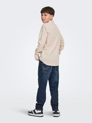 Vaqueros tapered Only & Sons Osjyoke para niños con denim elástico resistente y duradero 6