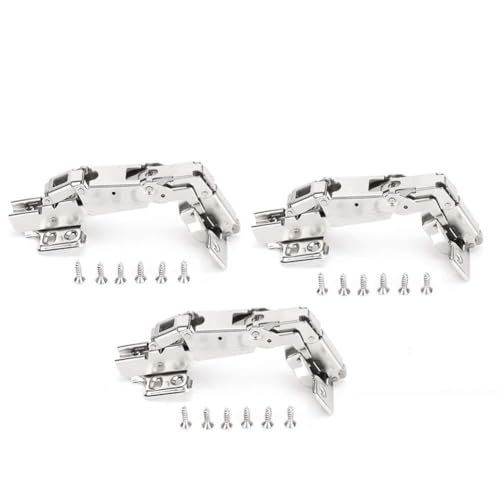 Dörrgångjärn av rostfritt stål, skåp, möbelbeslag, justerbar bas, stabil, hållbar, enkel installation, skåp, vinskåp