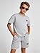 Cakaner Tween Boy's Casual 2 Piece Outfit Short Sleeve Crew Neck Top and Elastic Waist Shorts Size 11 12