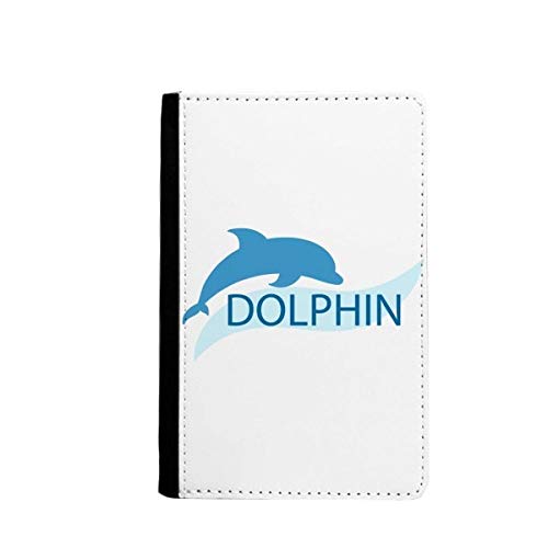 Étui portefeuille de voyage Dauphin Blue Ocean : étui passeport classique multicolore