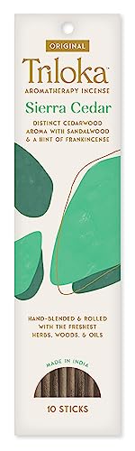 Triloka-Original-Incense-Sierra-Cedar-10-Sticks Triloka Original Incense Sierra Cedar 10 Sticks
