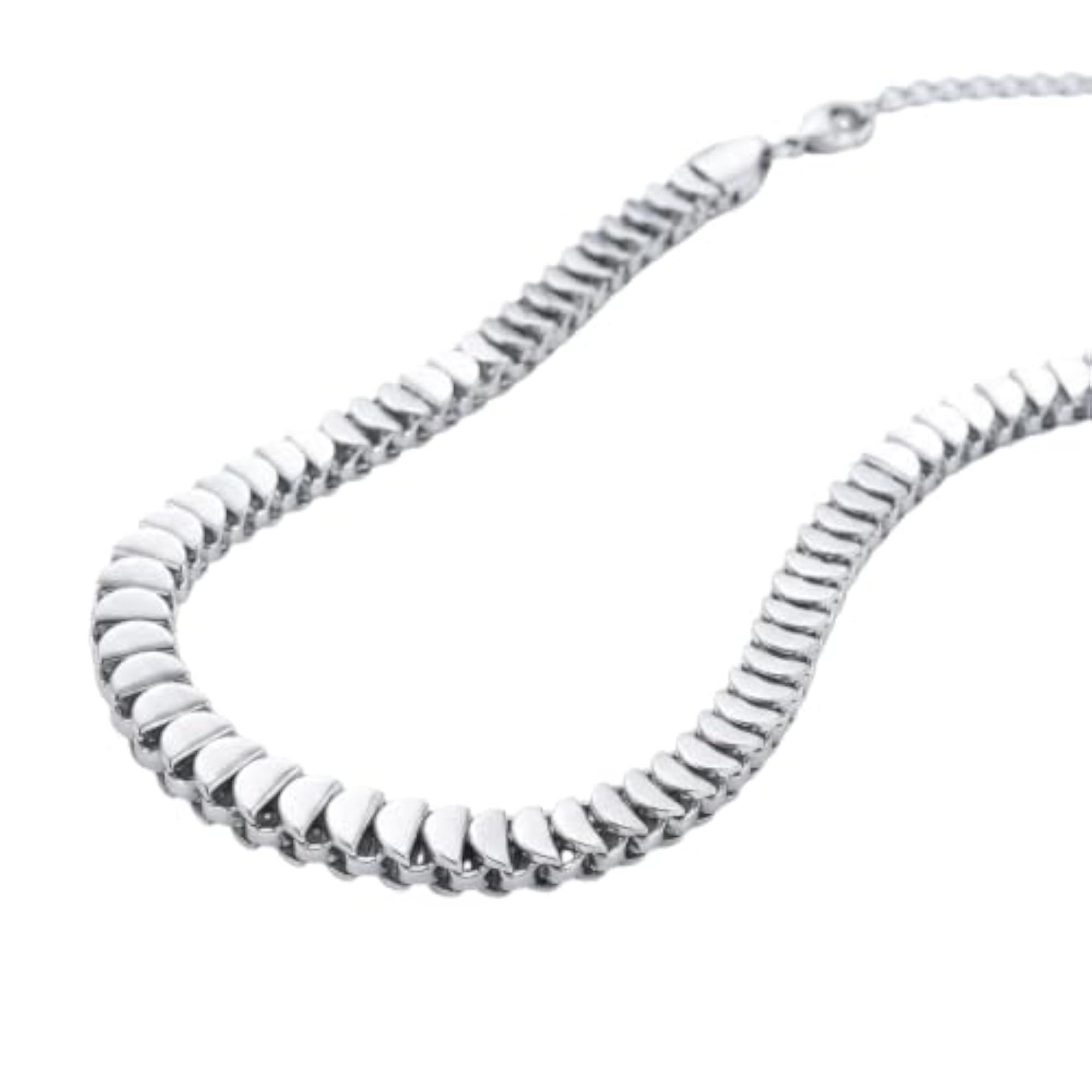 Lamellar Chain Necklace for Men & Boys, Stylish Gift