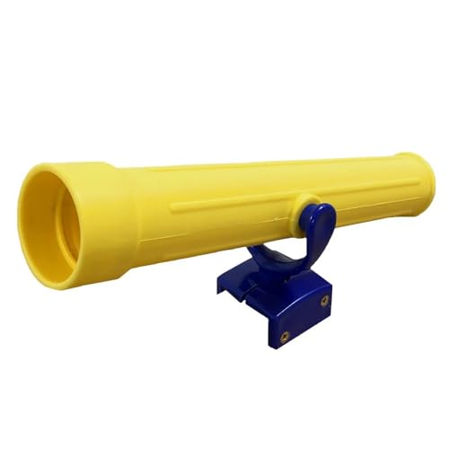 Rebo Garden Climbing Frame Accessories Plastic Telescope - Yellow and Blue